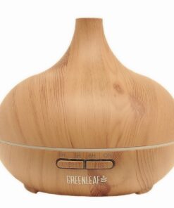 GreenLeaf Ultrasonic Essential Oil Diffuser & Humidifier - Light Grain Wood (300ml)
