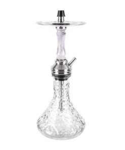 Grey Clear Hookah