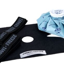 Groovi Freeze Re-useable Ice Bag (Ice Pack) and Support Brace