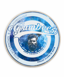 Gumbeez Natural Luxury Men's Shaving Soap - Menthol/Peppermint 100ml