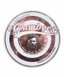 Gumbeez Natural Luxury Men's Shaving Soap - Sandalwood 100ml