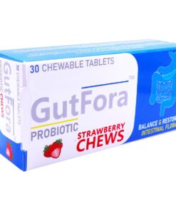 Gutfora Probiotic Strawberry Chews - 30's