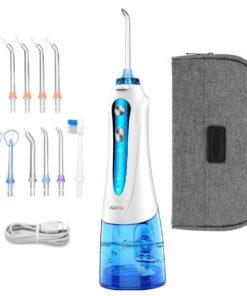H2ofloss Orthodontic Pro Water flosser with Travel bag & professional tips - White