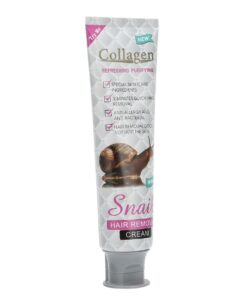 Hair Removal Cream, Collagen. Non irritating, for Face Body Armpits Legs