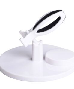 Hands-Free Anti-Spill DIY Nail Polish Bottle Holder Stand - White