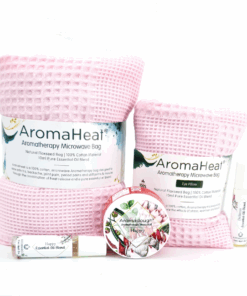 Happy AromaHeat Set : Heat Bag, Eye Pillow, 2 x AromaRoll & 1 Aromadough