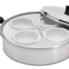 Hart - Egg Poacher 4 Cup With Black Bakelite Handles - 0.9mm Gauge