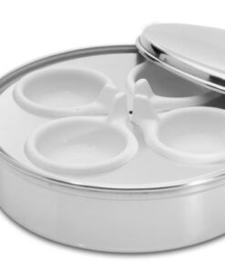 Hart - Egg Poacher 4 Cup With Black Bakelite Handles - 0.9mm Gauge