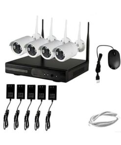 HD 4 Channel 1080P Wireless IP Camera System