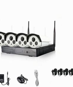 HD 4 Channel Wireless IP Surveillance NVR Kit