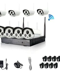 HD 8 Channel 720P Wireless IP Camera CCTV Security Surveillance System NVR KIT