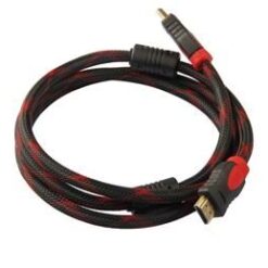 HDMI Cable Braided - 5m - (Black & Red)