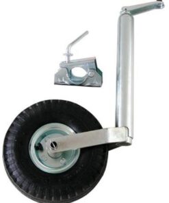 Heavy Duty Jockey Wheel with 254mm Inflatable Rubber Wheel