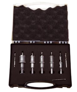 HellermannTyton TCT8KT 8 Piece Tungsten Holesaw Kit