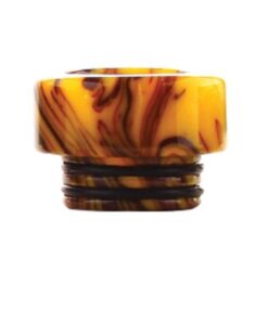 Hellvape 810 Vape Drip Tip With O-ring - Amber Yellow