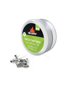 Hellvape NI80 Pre-Built Coils - Quad Core Fused Clapton - 10 Piece