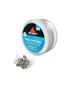 Hellvape NI90 Pre-Built Coils - Triple Core Fused Clapton Coil - 10 Piece
