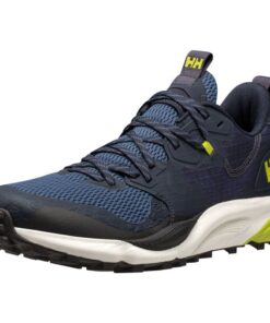 Helly Hansen Men's Falcon Trail Running Shoes - Saphire Navy / Sweet Lime - UK 10.5