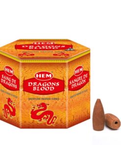 HEM Back Flow Incense Cones - Dragons Blood - 40 Cones - 2 Pack