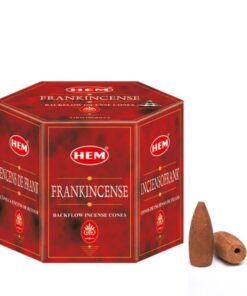 HEM Back Flow Incense Cones - Frankincense - 40 Cones - 4 Pack