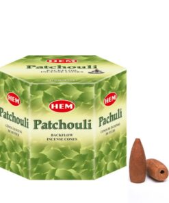 HEM Back Flow Incense Cones - Patchouli - 40 Cones - 2 Pack