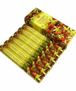 HEM Cherry Vanilla Incense Sticks (6 Packs of 20 Sticks Each)