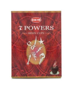 HEM Incense Resin Cups - 7 Powers - 10 Cups