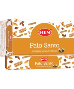 HEM Palo Santo Premium Incense Sticks. Box of 12 Packets 15 grams Each