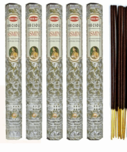 HEM Precious Jasmine Incense Sticks (6 Packs of 20 Sticks Each)