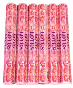 HEM Precious Lotus Incense (6 Packs of 20 Sticks Each)