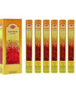 HEM Saffron Incense Sticks Sacred/Elegant/Divine/Rich Pack of 120