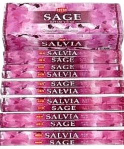 HEM Sage Incense Sticks (6 Packs of 20 Sticks Each)