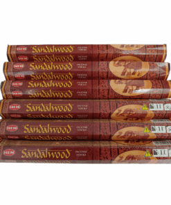 HEM Sandalwood Incense Sticks (6 Packs of 20 Sticks Each)