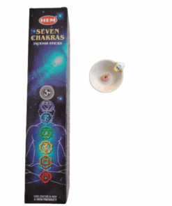 HEM Seven Chakras Incense Sticks & Small Duck Incense Holder