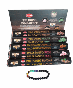 HEM Smudging Indulgence Incense and Bracelet Gift Pack