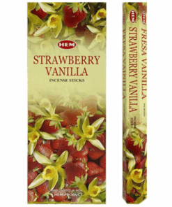HEM Strawberry Vanilla Incense Sticks (6 Packs of 20 Sticks Each)