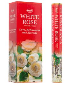 HEM White Rose Incense Sticks (120 Sticks)