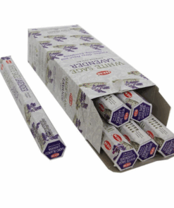 HEM White Sage Lavender Incense Sticks (6 Packs of 20 Sticks Each)