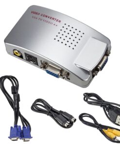 High Resolution VGA to TV Video AV Converter Box