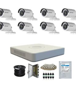 Hikvision 1080P 8 channel DVR and 8 Camera CCTV Kit - IRF Cameras