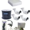 Hikvision 4CH 1MP Advanced Bullet KIT With ZAtech RG59 Cable