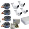 Hikvision 4CH 1MP Standard Bullet DIY KIT With Zatech Pre-made Cables