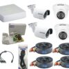 Hikvision 4CH 1MP Standard Bullet + Dome DIY KIT With Zatech Pre-made Cables