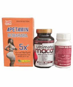 Hip & Butt Enlargement- Apetamin Tea, Ultimate Maca Capsules and Yodi PIlls
