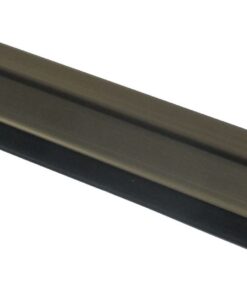Homequip Automatic Door Seal - Alum Bronze - With Rubber Strip - Brown