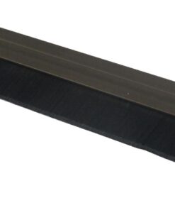 Homequip Door Seal - Alum Bronze - With Rubber Strip - Brown