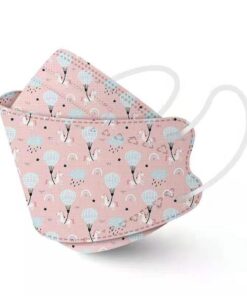 Hot Air Balloon KF94 Kiddies Masks - 10 Pack - Pink