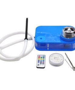 Hot Box Hookah Pipe - Blue