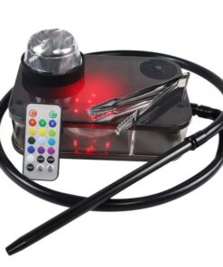 Hot Box Hookah Pipe Bundle - Black