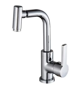 Hot & Cold 360 Degree Swivel Single Hole Faucet
